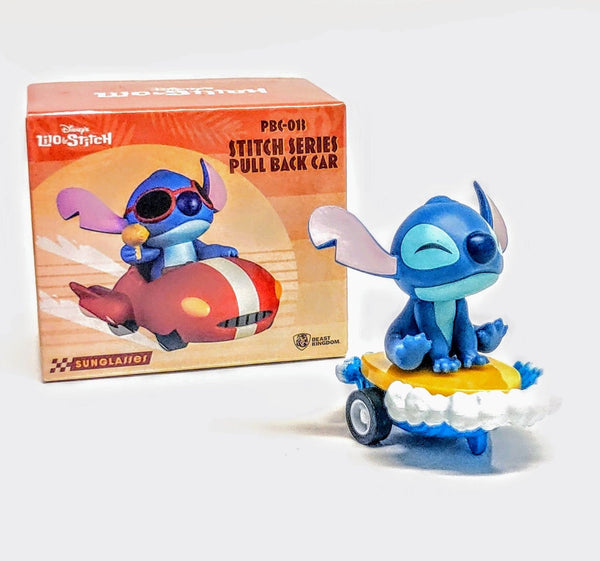 Disney Lilo & Stitch Surfboard Surfing Blind Box Pull Back Toy Car