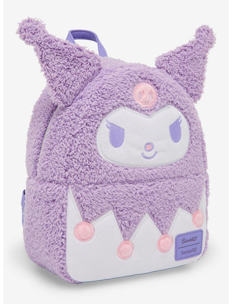 Kuromi Figural Fuzzy Lunch Bag