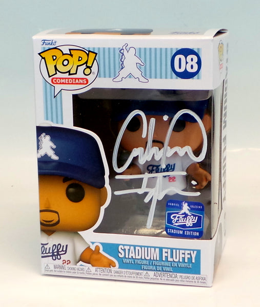 Funko Pop Gabriel Iglesias Stadium Fluffy Blue Autographed 08