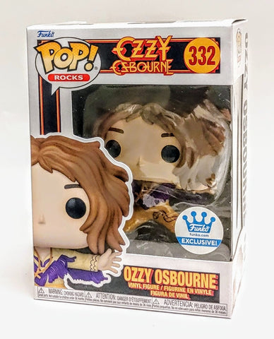 Funko Pop! Ozzy Osbourne 332 Purple & Yellow Fringe Outfit Shop Exclusive Figure