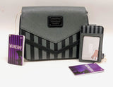 Wednesday Addams Exclusive Lounfefly Nevermore Crossbody Bag Cardholder Set NWT