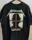 Metallica T-Shirt Mens XXL Black Worldwired Concert Tour 2017 New Unworn