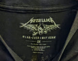 Metallica T-Shirt Mens XXL Black Worldwired Concert Tour 2017 New Unworn