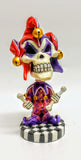 Adams Apple Court Jester Skull Bobblehead Figurine 2002 No Box No Damage