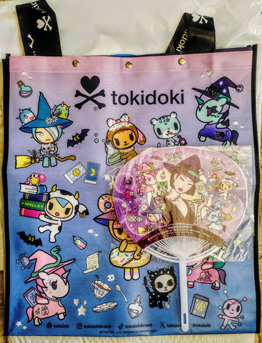 Tokidoki 2024 SDCC Comic Con Exclusive Mystic Nights Backpack Tote Bag w/Uchiwa