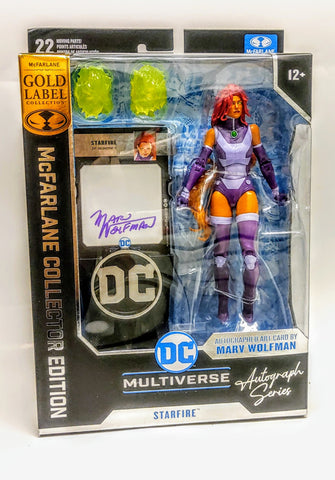 SDCC 2024 Exclusive DC McFarlane Collector Edition Starfire w/ autograph! 1/500