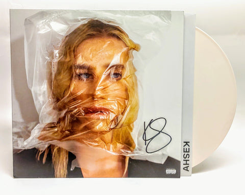 Kesha GAG ORDER LTD SIGNED Autograph BONE Color Vinyl LP