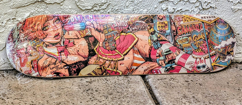 Rockin' Jelly Bean Designer Con DCon 2024 Las Vegas SIGNED Skateboard Skate Deck