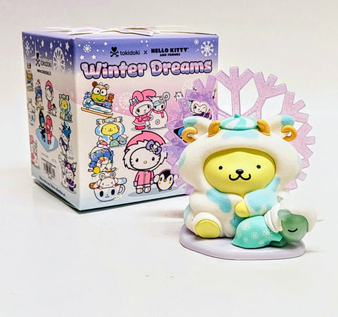 Tokidoki Hello Kitty Winter Dreams Pompompurin 3" Open Blind Box Figure