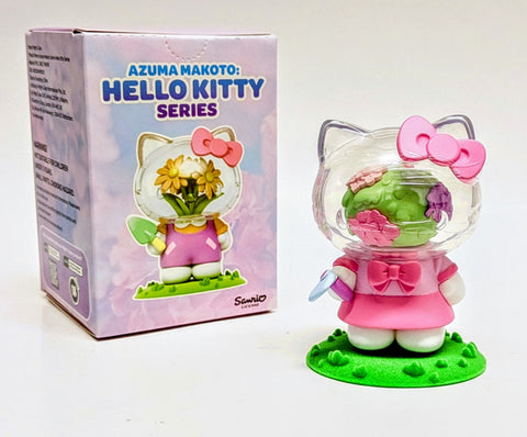 Azuma Makoto x Hello Kitty Pink Hydrangeas Mighty Jaxx Flower Plants Figure