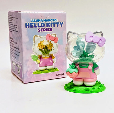 Azuma Makoto x Hello Kitty Blue Tulips Mighty Jaxx Flower Plants Figure