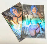 M House Resident Evil Jill Nice/Risqué Pristine Renders Virgin Foil Set NM