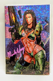 M House Fernando Rocha Melinda Young Halo Cosplay Signed Shatter Foil Variant NM