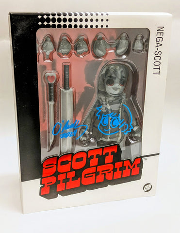 Scott Pilgrim 6" Nega Figure Signed and Remarked by Bryan Lee O’Malley