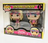 Funko Pop! Skating Barbie & Ken 2-Pack set Hot Topic Exclusive Barbie: The Movie