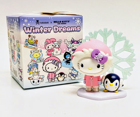 Tokidoki Hello Kitty Winter Dreams Hello Kitty 3" Open Blind Box Figure