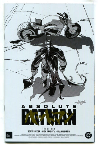 Absolute Batman #1 4th Print Akira Homage Gold Foil Variant LTD 2500 Fernandez