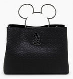 Loungefly Disney Mickey Mouse Figural Handle Handbag Purse New with Tags