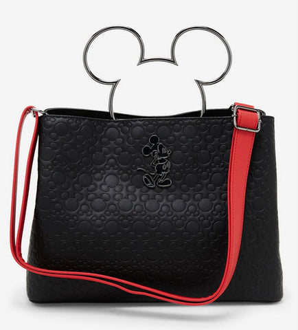 Loungefly Disney Mickey Mouse Figural Handle Handbag Purse New with Tags