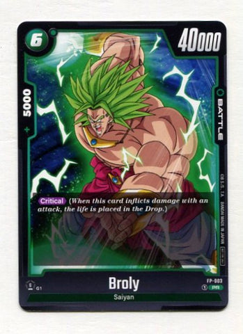 Broly FP-003 PR English Awakened Pulse Dragon Ball Fusion World Promo Card