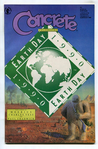 Concrete Celebrates Earth Day Dark Horse Comics 1990 FN Paul Chadwick