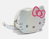 Her Universe Sanrio Hello Kitty White Rhinestone Face Crossbody Bag Purse NWT