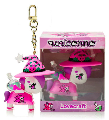 Tokidoki Mystic Nights Lovecraft Unicorno Bag Charm 3' Keychain Figure