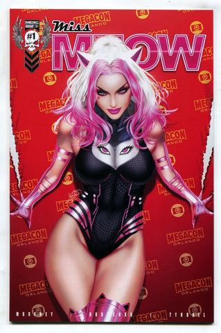 Miss Meow #1 Megacon 2022 Exclusive Trade Variant NM art by Ariel Diaz
