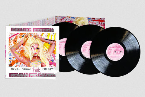 Nicki Minaj Pink Friday Roman Reloaded 3x LP Deluxe Gatefold New Sealed