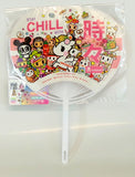 Tokidoki Con 2020 Exclusive Double-Sided Graphics Hand Fan Uchiwa with Card